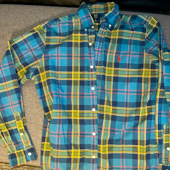 Men’s Ralph Lauren Long Sleeve Tartan - Picture 2 of 2